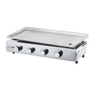 Cookingbox Plancha à gaz BRASILIA 4 feux Tout inox Surface de cuisson 84 x 34 cm inox G
