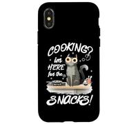 Cooking? I'm Here for The Snacks Coque pour iPhone X/XS