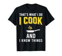 Cooking is My Thing Phrase Cuisine Poele T-Shirt