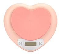 Cooking Scale, Large LCD Heart Shaped Food Scale Weighs From 0.05oz Up To 11lb Battery Powered/Rechargeable For Food, Baking, Cooking