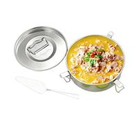 Cooking Steamer Set - Multi Purpose Cooker, Layered Steam Tray, Covered Food Insert, Kitchen Steam Pan System | Efficient Steaming Cookware For Vegetables Dumplings Sauce Oatmeal Home Camping Travel