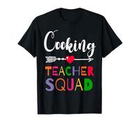 Cooking Teachers Squad Heart Fun Teachers Matching T-Shirt