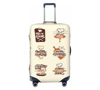 Cooking With Love - Housses de protection élastiques pour valises de 45 à 81 cm, Noir, CH