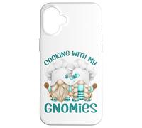 Cooking with My Gnomies for Matching Family Funny GNOME Coque pour iPhone 16 Plus
