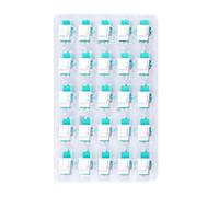 Cookinkitch Lot de 25 coupleurs de fibre optique LC/OM3 Keystone Jack, connecteur multimode duplex pour plaque murale/panneau de brassage, adaptateur OM3 MM LC-LC (bleu turquoise)