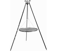 CookKing 111222 Barbecue pivotant 180cm - Grille de cuisson en acier brut 70cm