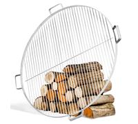 Cookking - Grille de Cuisson en Acier INOX de 60 cm à 80 cm de diamètre avec 4 poignées à Poser sur brasero - Ø 80 cm