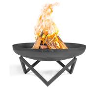 Brasero de jardin SANTIAGO en acier-Braséro seul-Ø 80cm-60 -60 -60 Cook King
