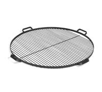 Cookking - Grille de Cuisson en Acier 60 cm avec 4 poignées à Poser sur brasero - Ø 70 cm