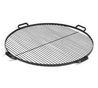 Cookking - Grille de Cuisson en Acier 60 cm avec 4 poignées à Poser sur brasero - Ø 80 cm