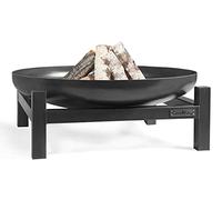 Cookking Panama Brasero rond rustique pour jardin et terrasse, haute stabilité, acier, noir, 31 x 100 x 100 cm
