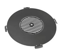 CookKing Plaque de cuisson avec 4 poignées pour brasero avec grille intérieure de 82 cm de diamètre et 40 cm de diamètre