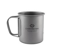 COOK'N'ESCAPE Tasse Titane Camping, Robuste Ultra Légère Mug Camping 300ml