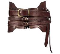 COOKOE Ceinture large gothique vintage pour homme - Accessoire de décoration
