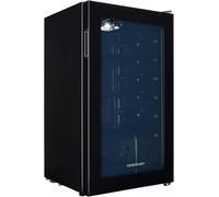 Cookology BC96BK Armoire de réfrigérateur sous comptoir Noir Capacité 93 litres Largeur 48 cm Réfrigérateur pour bière, vin et boissons Contrôle de la température Lumière LED Économie d'énergie