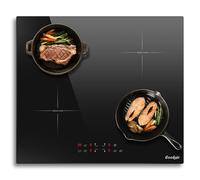 Cooksir Plaque à Induction 4 Feux, Plaque de Cuisson Encastrable 60 CM, 7200W, Commande Tactile Individuelle, Fonction Boost, Verrouillage de Sécurité, Minuterie, 230 V