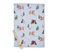 Cooksmart Ensemble torchon et cuillère de Noël au Design Britannique | Serviettes et cuillère de Noël pour la Saison des fêtes | Torchon de Noël avec cuillère pour Tous Les Types de Cuisines - Noël à