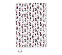 Cooksmart Ensemble torchon et emporte-pièce de Noël de Conception Britannique Serviettes et Cutter de Noël pour la Saison des fêtes, avec Cutter pour Tous Les Types de Cuisines Gonks de Noël TU