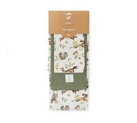 Cooksmart Forest Fable Lot de 3 torchons de Cuisine, 100% Coton, Motif Animal de la forêt, absorbants et durables, élégants et Pratiques, lavables en Machine