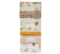 Cooksmart Lot de 3 torchons de Cuisine de Conception Britannique | Torchons de Luxe pour Cuisine | Ensemble de torchons de Conception Moderne