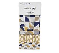 Cooksmart Lot de 3 torchons de Luxe pour Cuisine au Design Britannique