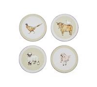 Cooksmart Lot de 4 Dessous de Verre en liège écologique conçu au Royaume-Uni pour Les Maisons Modernes | Dessous de Verre pour Tous Les Types de Tasses et Tasses - Buttercup Farm