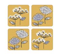 Cooksmart Lot de 4 Dessous de Verre Motif Prairie rétro