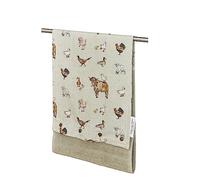 Cooksmart Serviette à Rouleau au Design Britannique | Serviette à Rouleau pour Salle de Bain ou Cuisine | Buttercup Farm