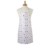 Cooksmart Tablier imperméable en PVC de conception britannique | Tabliers pour homme et femme pour le nettoyage ou la cuisine | Tablier imperméable pour homme et femme - Pois à pois