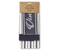 Cooksmart Torchon en Coton, Indigo, Un