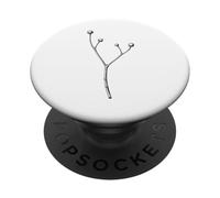 Cooksonia Fossil - Paléontologie des Plantes terrestres du Dévonien précoce PopSockets PopGrip Adhésif