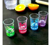 COOKUT CTEASHN Easy 4 Recettes de Cocktail sur Verre à shot