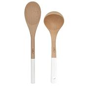 Cookut - Cuillère et Louche en Bois de Hêtre - Polaire (blanc)