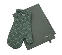 Cookut - ENSEMBLE GANT ET TORCHON VERT FOUGERE L'INCROYABLE COCOTTE - COOKUT