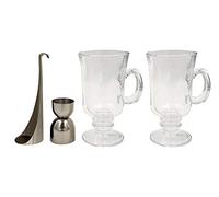 Cookut – Coffret pour Irish Coffee Ico – Set complet, outil spécial couche inclus, transparent métal