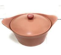 Cookut, L'incroyable cocotte rose avec poignée en céramique boule rose et blanc 4,5l - 28cm