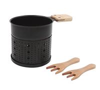 COOKUT- Lumi Choco 2 - Fondue Chocolat à la Bougie - Préparez Un délicieux Dessert épatant en Moins de 5 Minutes - 1 Appareil pour 3 Personnes - Une Fondue au Chocolat sans électricité