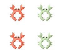 Cookware Poignée Repose Ustensile Clips pour Cuillères et Spatules B | Structure en silicone flexible pour placer la poignée, prend en charge une cuillère ou une passoire, se range de manière