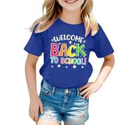 Cool 100 Days of School Shirt Girls Boys 100th Day of School Celebration Kids T-Shirt Tops 3-7 ans Girls Leggings and Top, bleu, 12-13 ans