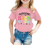 Cool 100 Days of School Shirt Girls Boys 100th Day of School Celebration Kids T-Shirt Tops 3-7 ans Girls Leggings and Top, rose, 12-13 ans