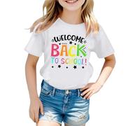 Cool 100 Days of School Shirt Girls Boys 100th Day of School Celebration Kids T-Shirt Tops 3-7 ans Girls Leggings and Top, blanc, 12-13 ans