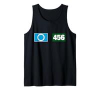 Cool 456 Code Number "O" Say Yes Illustration Graphic Design Débardeur