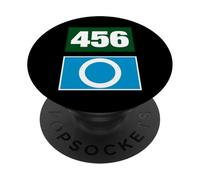 Cool 456 Code Number "O" Say Yes Illustration Graphic Design PopSockets PopGrip Adhésif