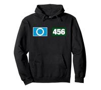 Cool 456 Code Number "O" Say Yes Illustration Graphic Design Sweat à Capuche