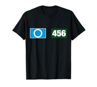 Cool 456 Code Number "O" Say Yes Illustration Graphic Design T-Shirt