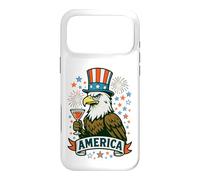 Cool 4th of July America Pygargue à tête Blanche Cadeau pour garçons et Filles Coque pour iPhone 17 Pro Max