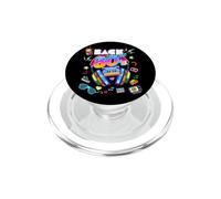 Cool 80's Music Party, Retro Back to 80's Graphic Design PopSockets PopGrip pour MagSafe