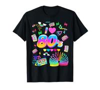 Cool 80's Music Party, Retro Back To 80's Graphic Design T-Shirt