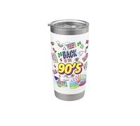 Cool 90's Forever, vintage rétro Back to 90's Graphic Design Gobelet isotherme en acier inoxydable double paroi