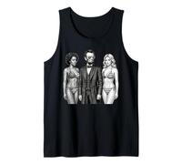 Cool Abe Lincoln avec des Babes Bikini Americana Débardeur
